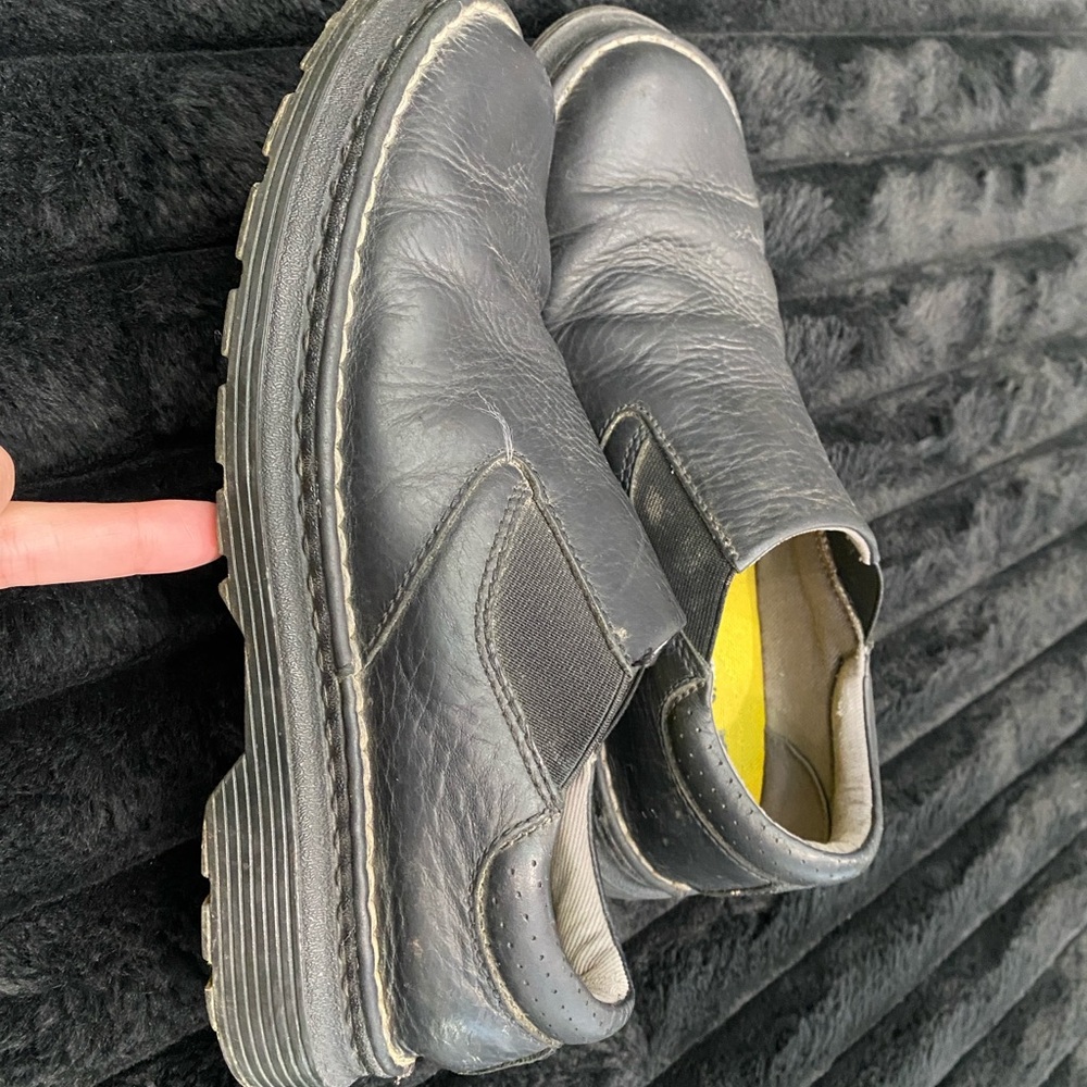Men's Black Slip-On Shoes
